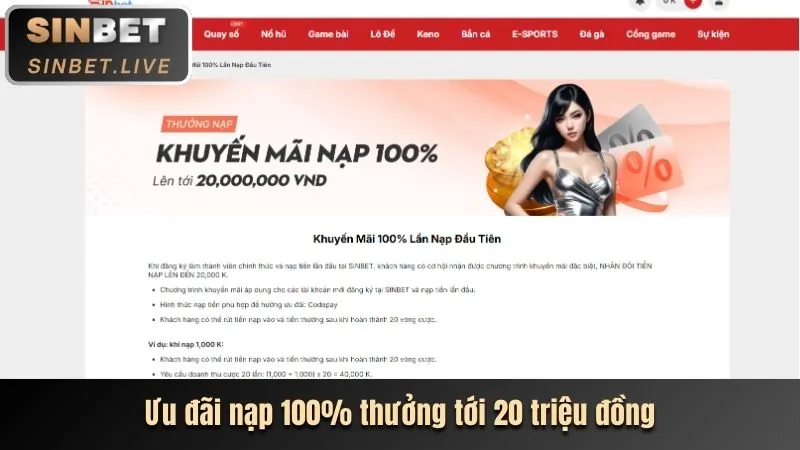 Thưởng nạp tiền hàng ngày trên 566 app